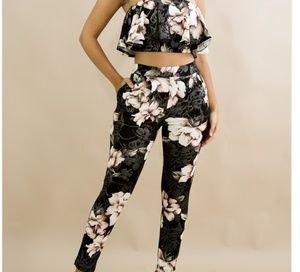 Floral Pants Set